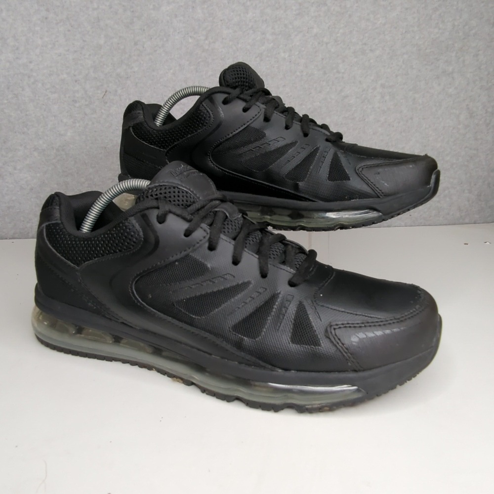 TredSafe O2 Air Oil Slip Resistant Black Leather Work Shoes Mens US 10